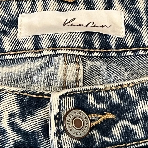 KanCan Jeans Womens Plus 16w Ripped Destroyed Frayed Hem Ankle Skinny Stretch - Picture 3 of 9